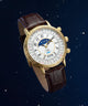 TW2Y99000 Timex 1990 Moon Phase Reissue 37mm Leather Strap Watch Campaign Key Silhouettes (Beauty shots) Image