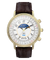 TW2Y99000 Timex 1990 Moon Phase Reissue 37mm Leather Strap Watch Primary Image