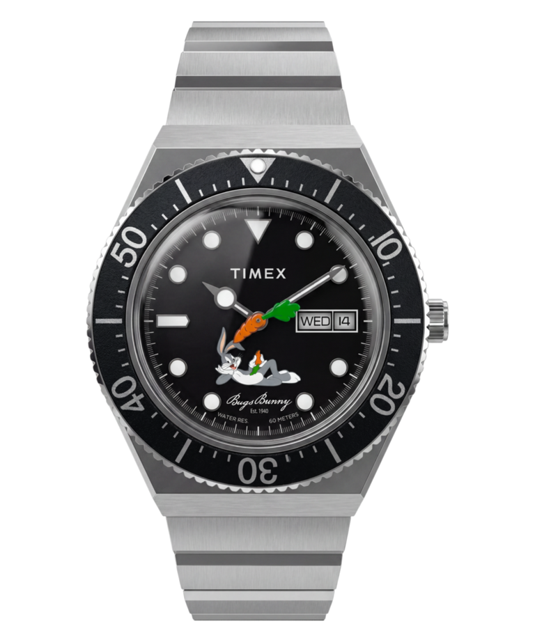 TW2Y99200 Looney Tunes Bugs Bunny x Timex M79 Automatic Signature Edition 38mm Stainless Steel Bracelet Watch Primary Image
