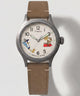 TW2Y99400 Looney Tunes: El Correcaminos y el Coyote x Timex Expedition® Scout, reloj de 40 mm con correa de piel. Imágenes clave de la campaña (fotos de producto)