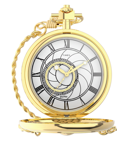 TW2Y99600 Harry Potter x Timex Time Turner 48.5mm Stainless Steel Pocket Watch Primary Image