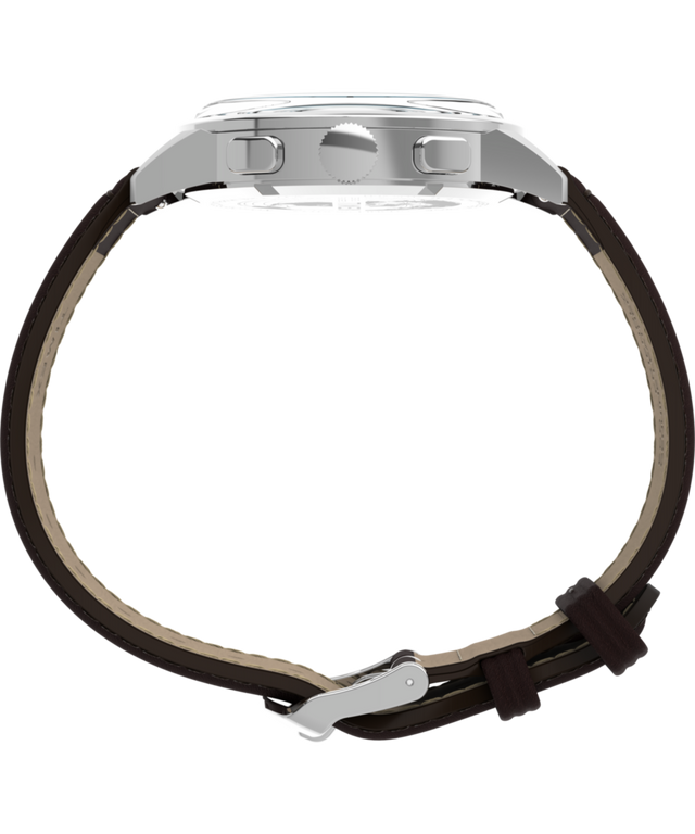 TW3A00200 Marlin® Neo Classic Cronógrafo de 40 mm con correa de piel: imagen de perfil del reloj
