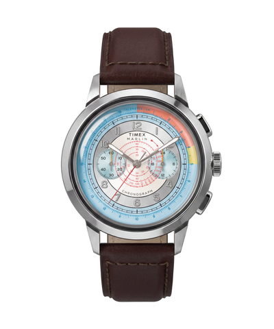 TW3A00200 Marlin® Neo Classic Chronograph 40mm Leather Strap Watch Primary Image