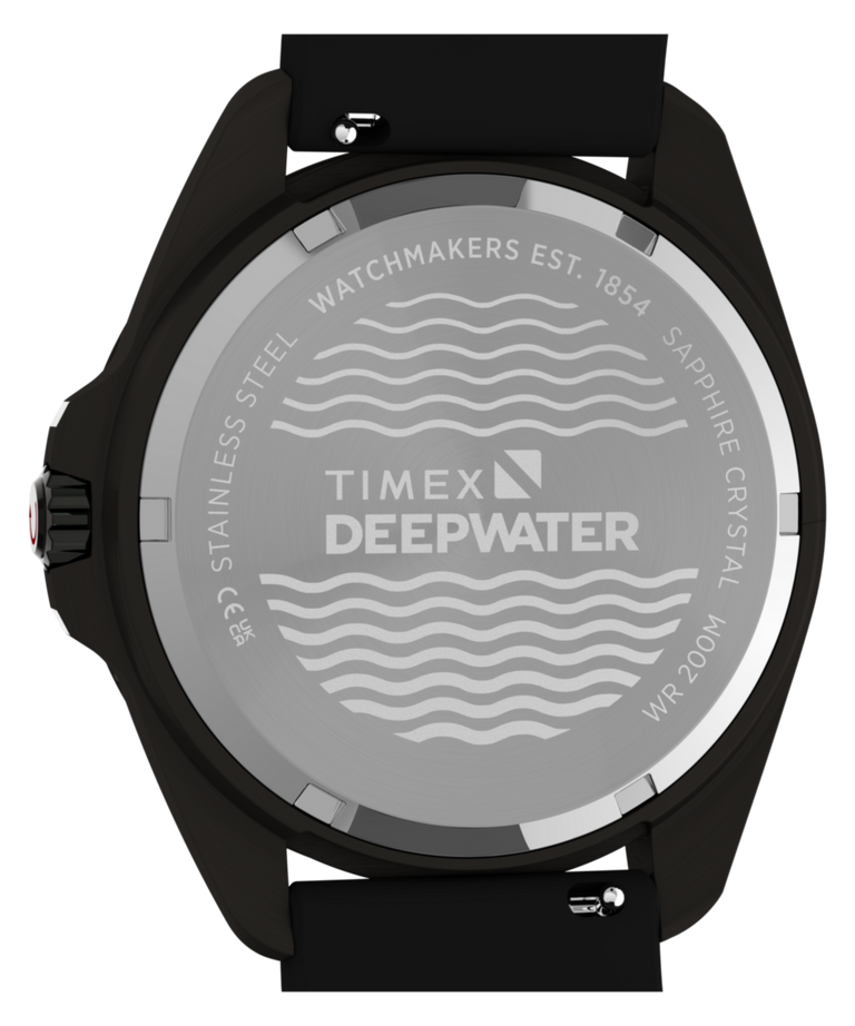 TW3A02000 Deepwater Arctic 200 40.5mm HNBR Synthetic Rubber Strap Watch Caseback Image