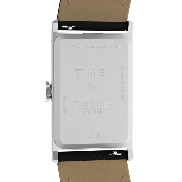 TW3A02600 Todd Snyder x Timex 1976 Lexington, reloj con correa de piel de 21 mm: imagen del fondo de la caja
