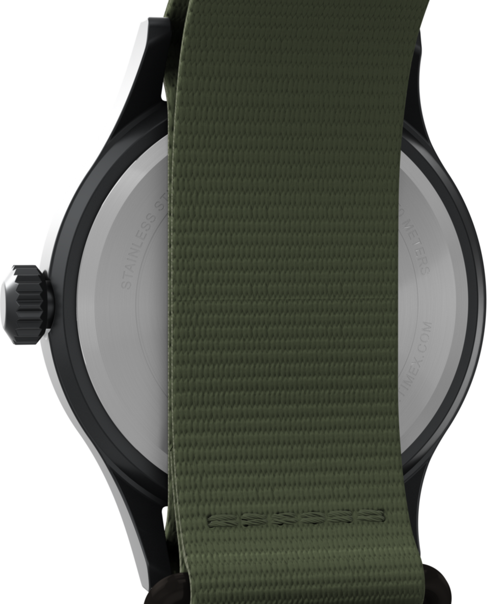 TW4B04700 Expedition Scout 40mm Fabric Strap Watch Caseback Image