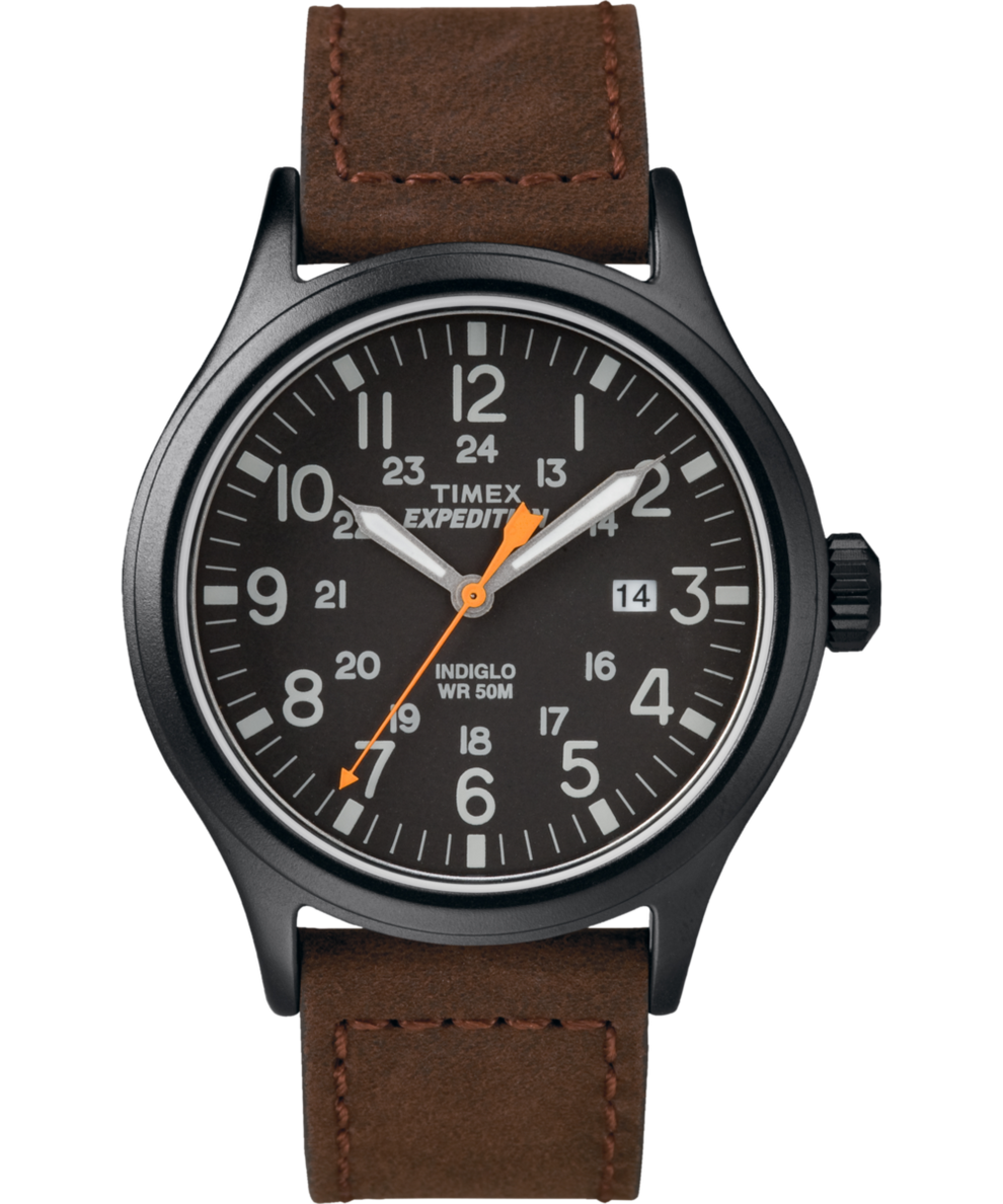 TW4B12500 Expedition Scout 40mm Leather Strap Watch Primary Image