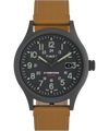 Expedition® Scout 40mm Leather Strap Watch