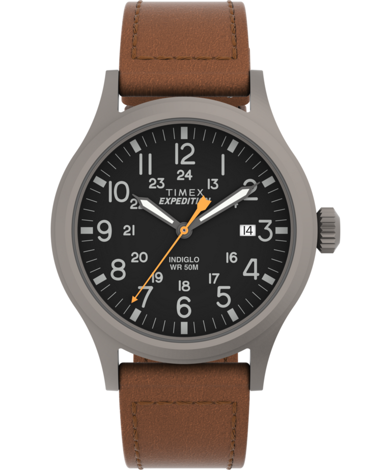 TW4B26000 Expedition Scout 40mm Leather Strap Watch Primary Image