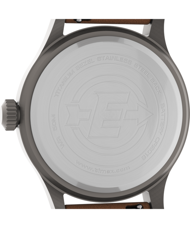 TW4B26000 Expedition Scout 40mm Leather Strap Watch Caseback Image