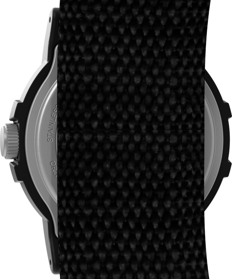 TW4B29100 Peanuts® x Timex Expedition® Beagle Scout Fast Wrap Strap: imagen del fondo de la caja del reloj