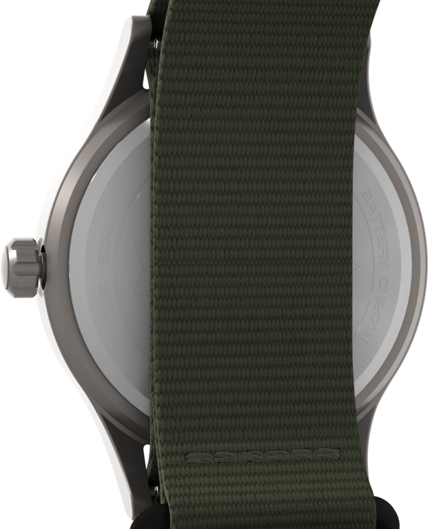 TW4B32900 Expedition Scout 40mm Fabric Strap Watch Caseback Image