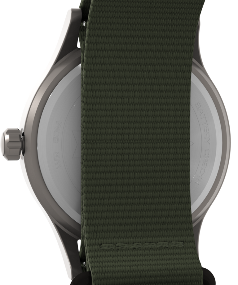 TW4B32900 Expedition Scout 40mm Fabric Strap Watch Caseback Image