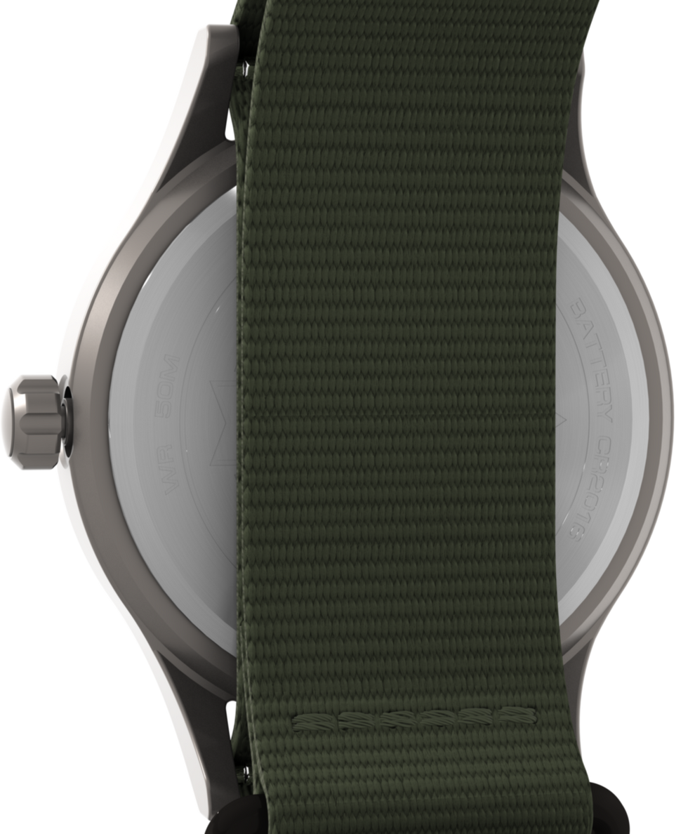 TW4B32900 Expedition Scout 40mm Fabric Strap Watch Caseback Image