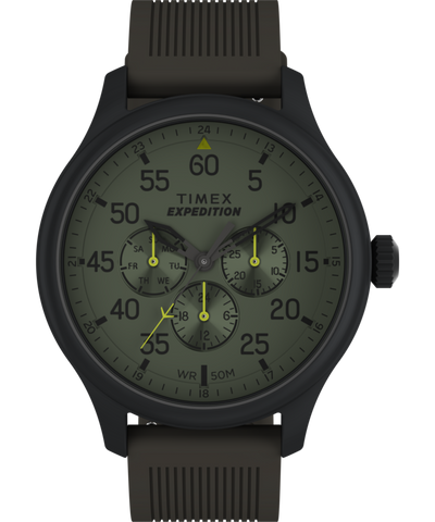 TW4B34200 Expedition Multifunction 43mm Silicone Strap Watch Primary Image