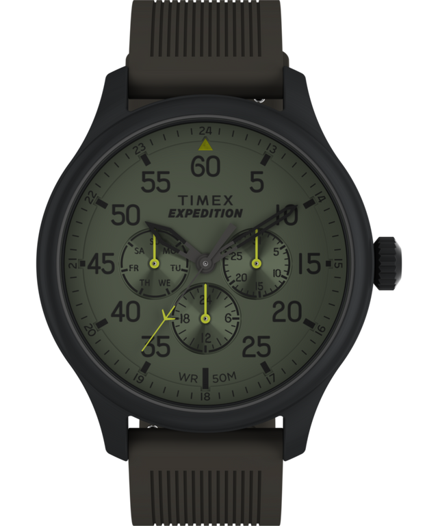 TW4B34200 Expedition Multifunction 43mm Silicone Strap Watch Primary Image