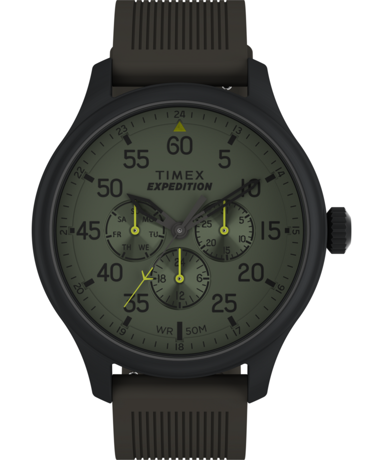 TW4B34200 Expedition Multifunction 43mm Silicone Strap Watch Primary Image