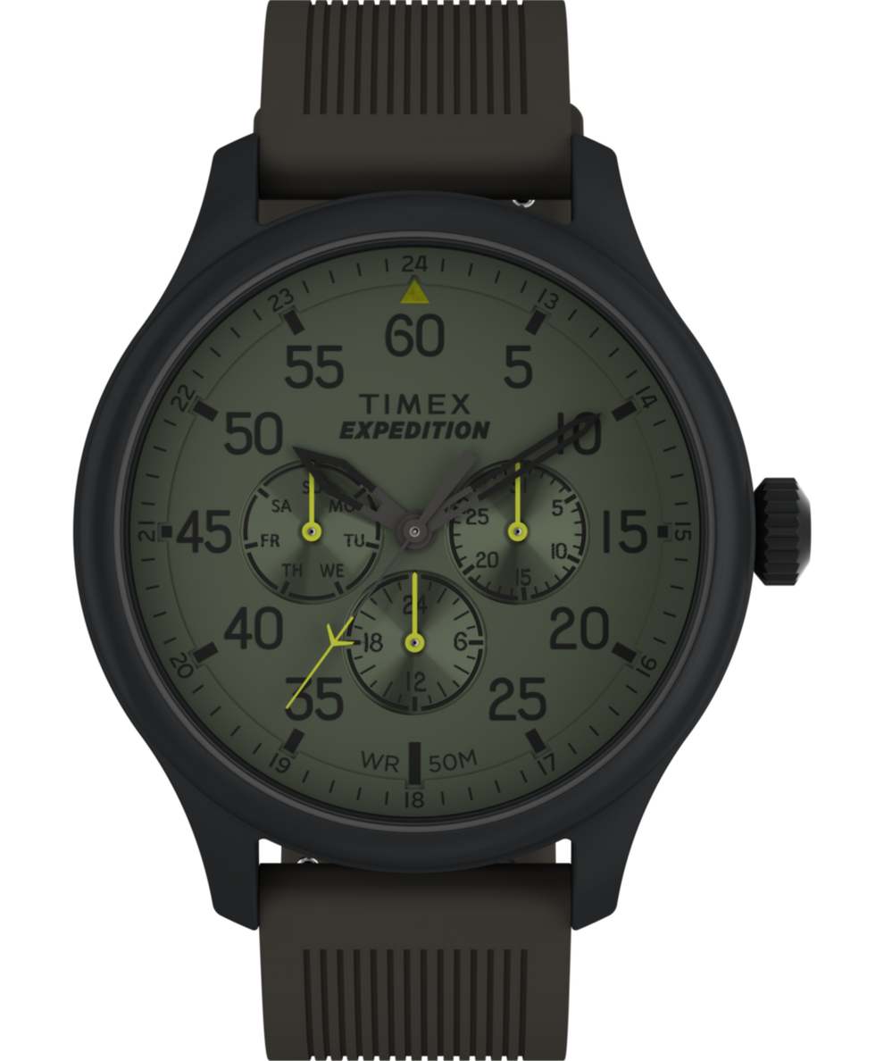 TW4B34200 Expedition Multifunction 43mm Silicone Strap Watch Primary Image