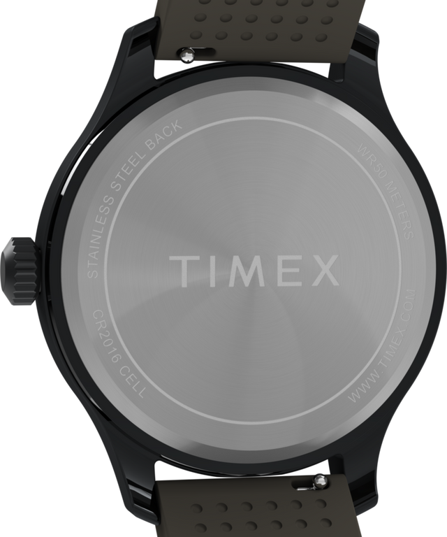 TW4B34200 Expedition Multifunction 43mm Silicone Strap Watch Caseback Image