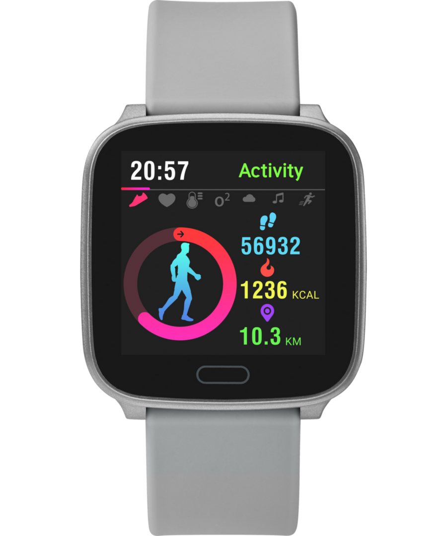 TW5M34200 iConnect® by Timex Active 37mm Resin Strap Smartwatch Primary Image