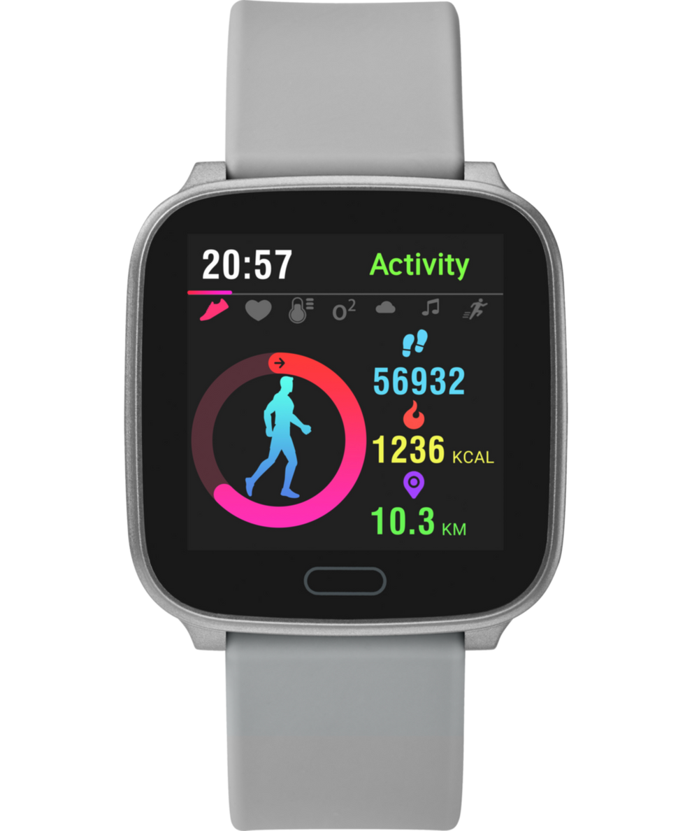 TW5M34200 iConnect® by Timex Active 37mm Resin Strap Smartwatch Primary Image