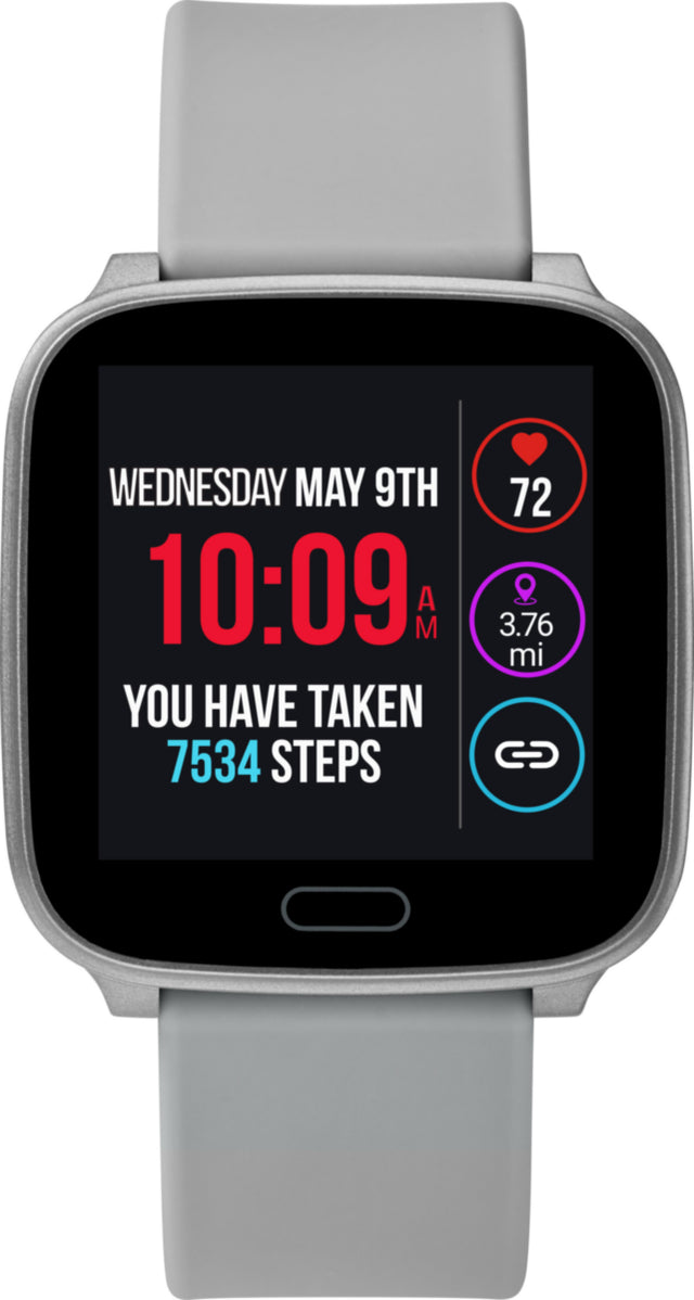 TW5M34200 iConnect® by Timex Active 37mm Resin Strap Smartwatch Alternate Image 1