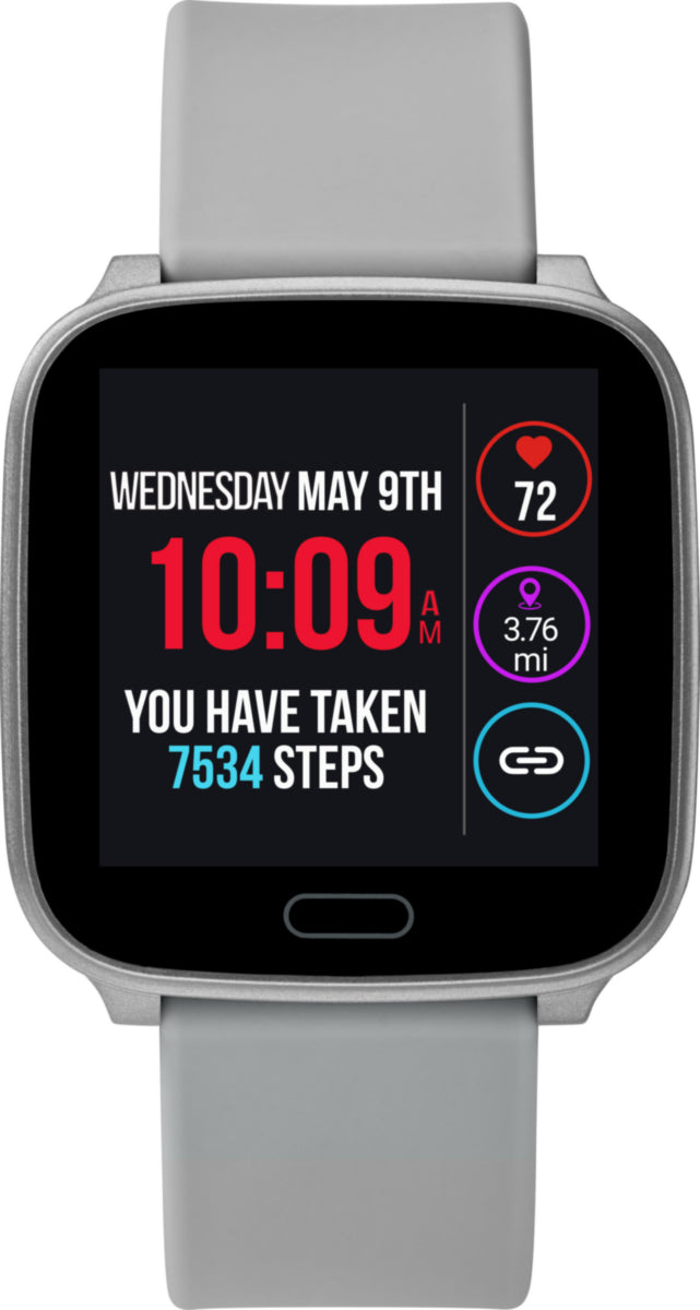TW5M34200 iConnect® by Timex Active 37mm Resin Strap Smartwatch Alternate Image 1