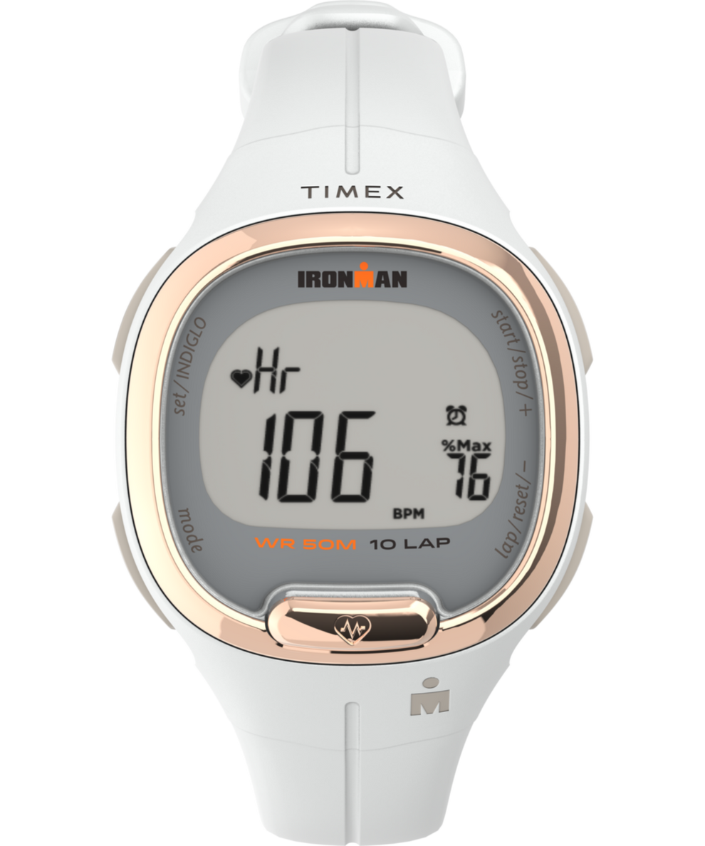 TW5M40400 Timex Ironman HeartFIT™ Transit+ 33mm Resin Strap Activity and Heart Rate Watch Primary Image