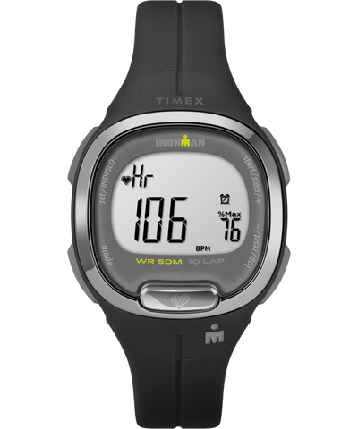 TW5M40500 Timex Ironman HeartFIT™ Transit+ 33mm Resin Strap Activity and Heart Rate Watch Primary Image