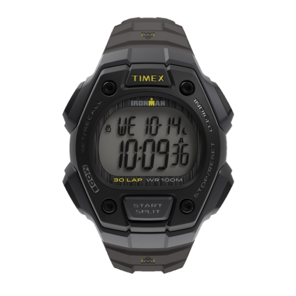 TW5M47400 Timex Ironman Classic 30 Lap 42mm Gray Strap Watch Primary Image