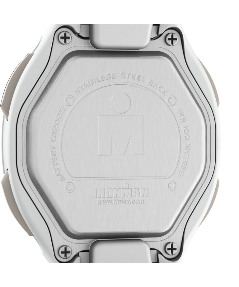 TW5M47800 TIMEX® IRONMAN® Transit 33mm Resin Strap Watch Caseback Image