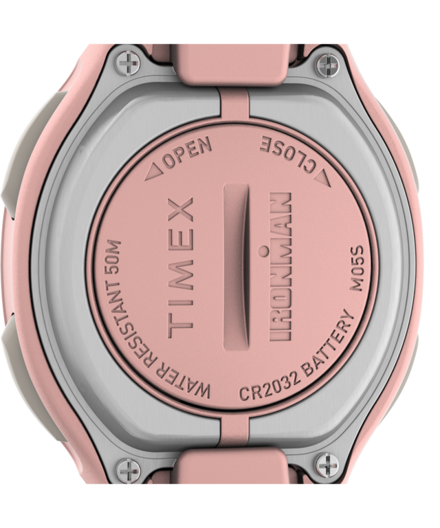 TW5M48100 Timex Ironman HeartFIT™ Transit+ 33mm Resin Strap Activity and Heart Rate Watch Caseback Image