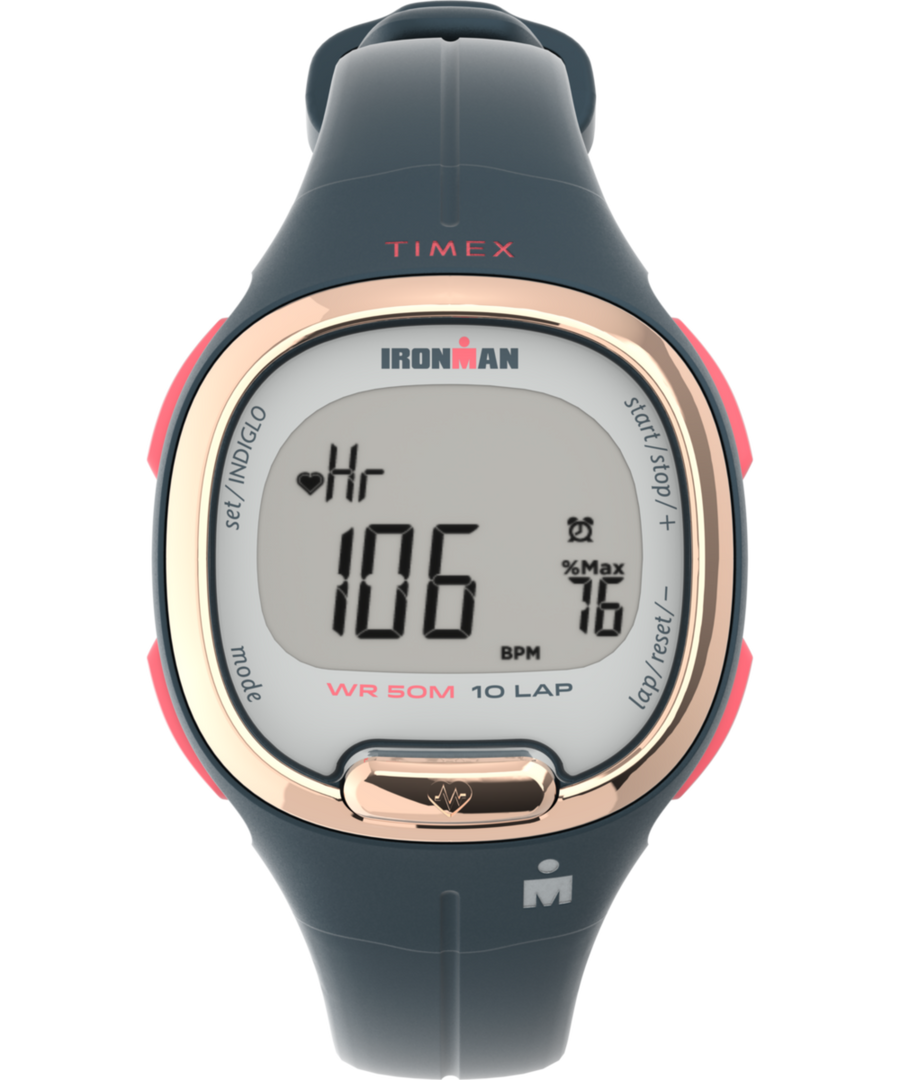 TW5M48200 Timex Ironman HeartFIT™ Transit+ 33mm Resin Strap Activity and Heart Rate Watch Primary Image