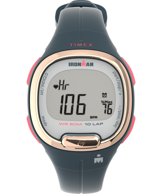 TW5M48200 Timex Ironman HeartFIT™ Transit+ de 33 mm con correa de resina: reloj de actividad y frecuencia cardíaca. Imagen principal