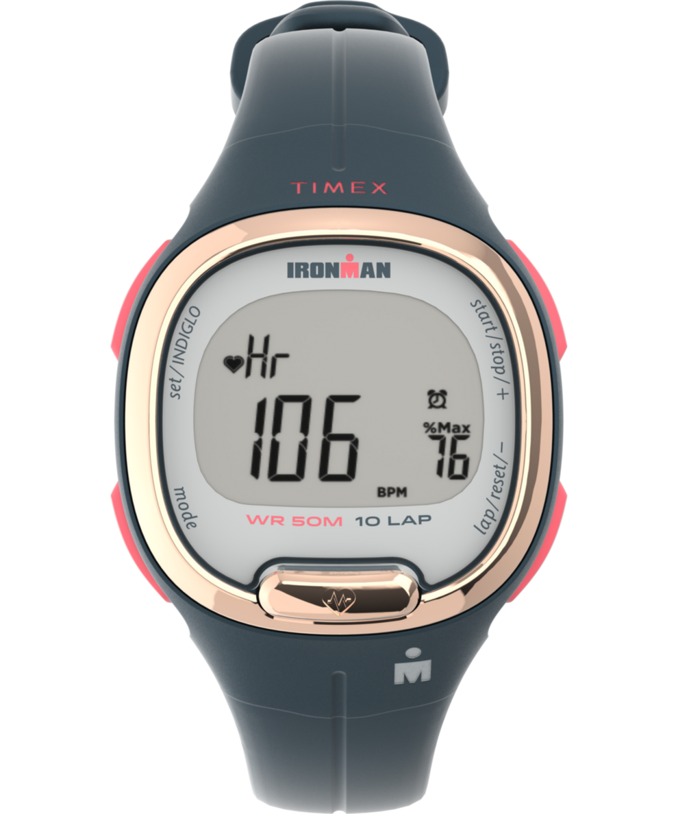 TW5M48200 Timex Ironman HeartFIT™ Transit+ de 33 mm con correa de resina: reloj de actividad y frecuencia cardíaca. Imagen principal