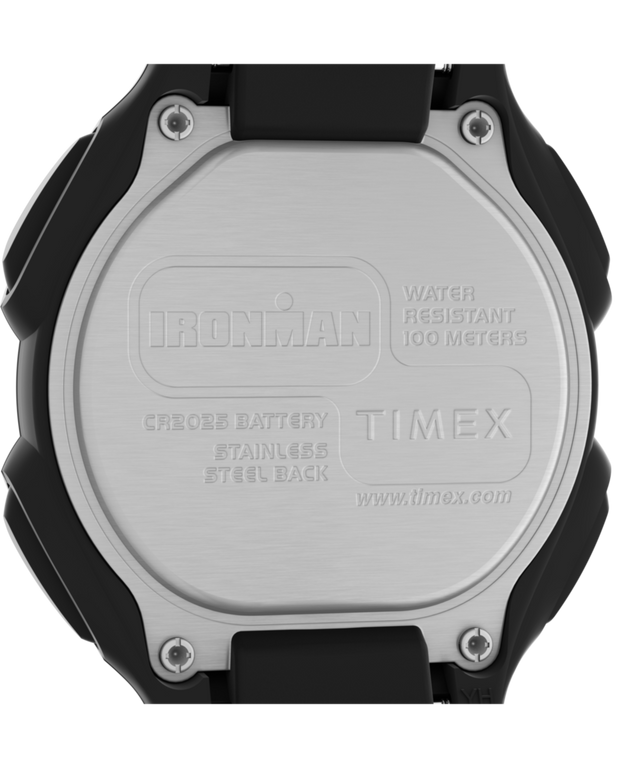 TW5M49300 TIMEX® IRONMAN® Classic 30 38mm Resin Strap Watch Caseback Image