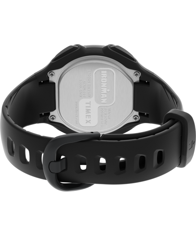TW5M49300 TIMEX® IRONMAN® Classic 30 38mm Resin Strap Watch Caseback with Attachment Image