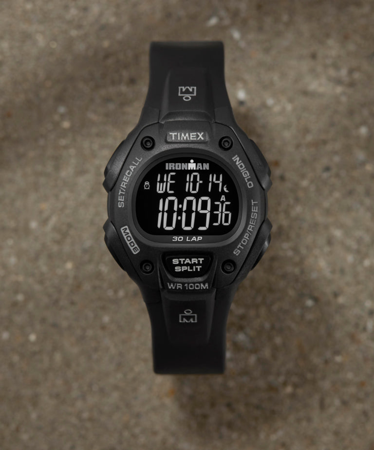 TW5M49300 TIMEX® IRONMAN® Classic 30 38mm Resin Strap Watch Campaign Key Silhouettes (Beauty shots) Image