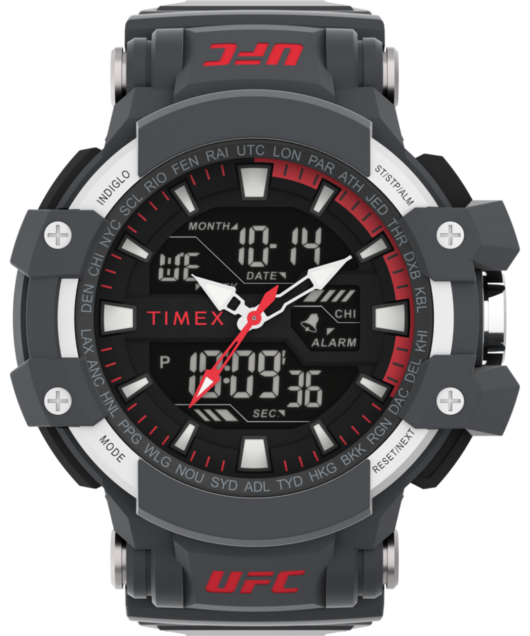 TW5M51900 Timex UFC Combat 53mm Resin Strap Watch Primary Image