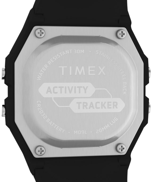 Timex 40mm Step & Activity Tracking Silicone Strap Watch