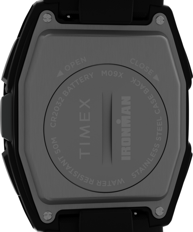 TW5M56000 Ironman® T300+ Silicone Strap Watch Caseback Image