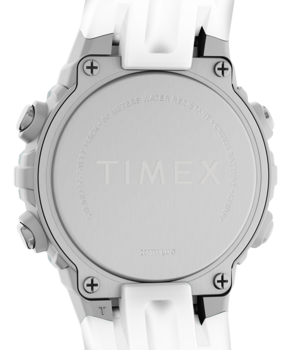 TW5M61500 Timex Digital 33mm Resin Strap Watch Caseback Image