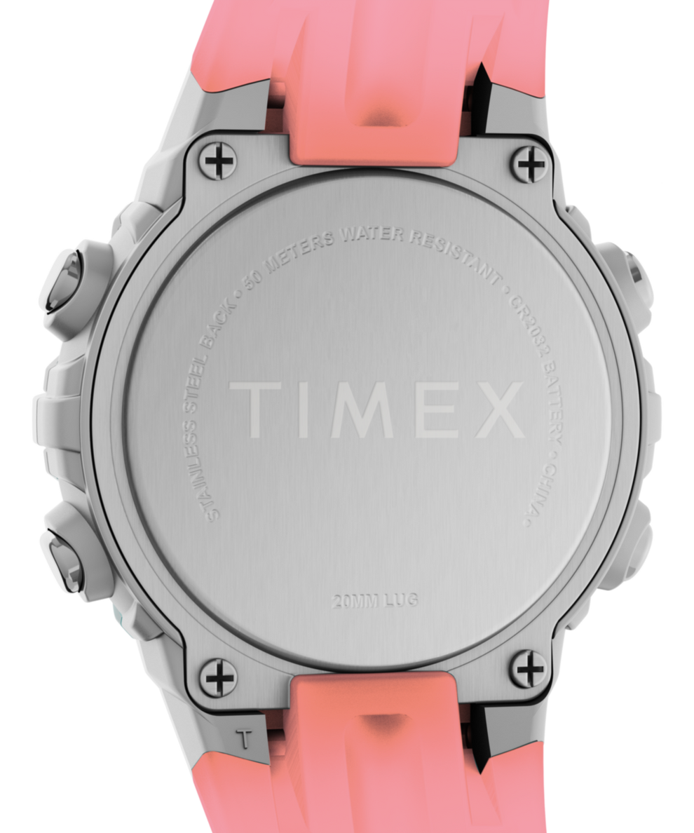 TW5M61600 Timex Digital 33mm Resin Strap Watch Caseback Image