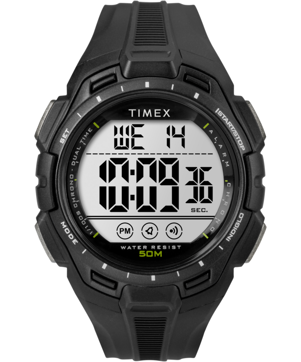 TW5M61700 Timex Digital 43mm Resin Strap Watch Primary Image