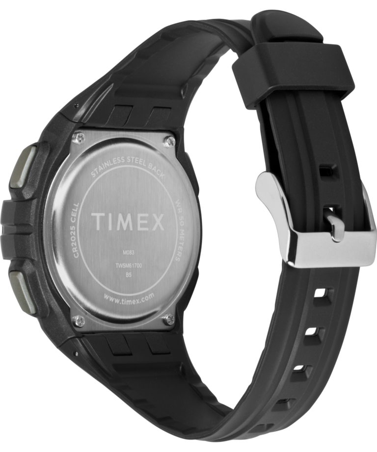 TW5M61700 Timex Digital 43mm Resin Strap Watch Caseback with Attachment Image