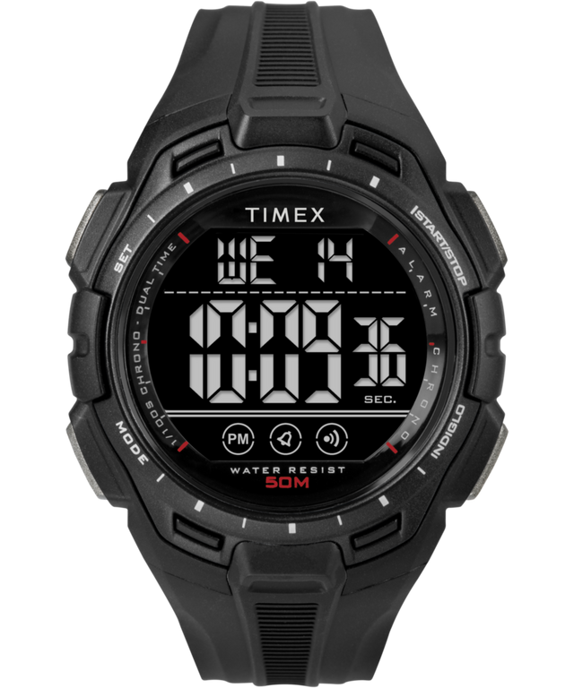 TW5M61800 Timex Digital 43mm Resin Strap Watch Primary Image