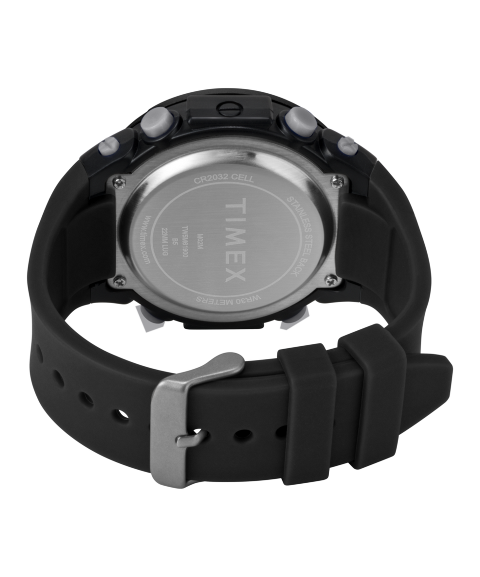 TW5M61900 Timex Digital 50mm Resin Strap Watch Caseback with Attachment Image