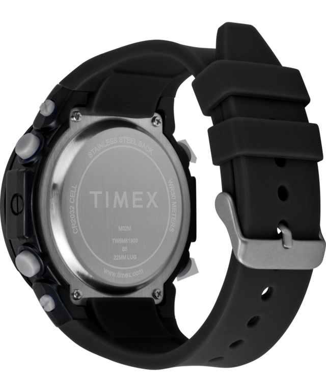 TW5M61900 Timex Digital 50mm Resin Strap Watch Caseback with Attachment Image