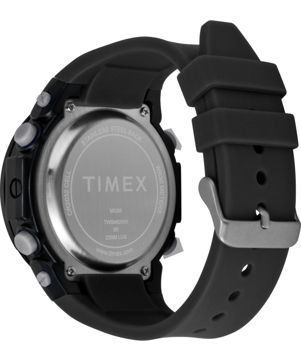 TW5M62000 Timex Digital 50mm Resin Strap Watch Caseback with Attachment Image