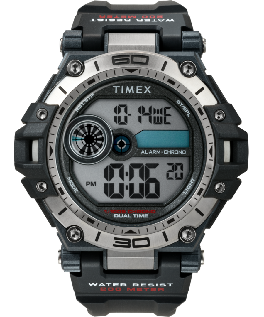 TW5M63300 Timex Digital 53mm Resin Strap Watch Primary Image